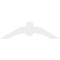 Ekena Millwork Archdale Architectural Grade PVC Gable Bracket, 36"W x 10 1/2"H x 2"D x 4"F, 7/12 Pitch GBP036X11X0204ARC00 - alternate 3